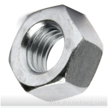 Bright Zinc Plated Steel Hex m10 nut